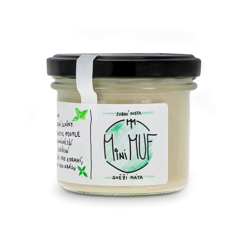 MiniMUF Přírodní zubní pasta – Svěží Máta 100 ml