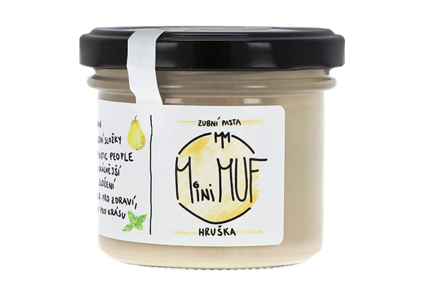 MiniMUF Přírodní zubní pasta – Hruška 100 ml