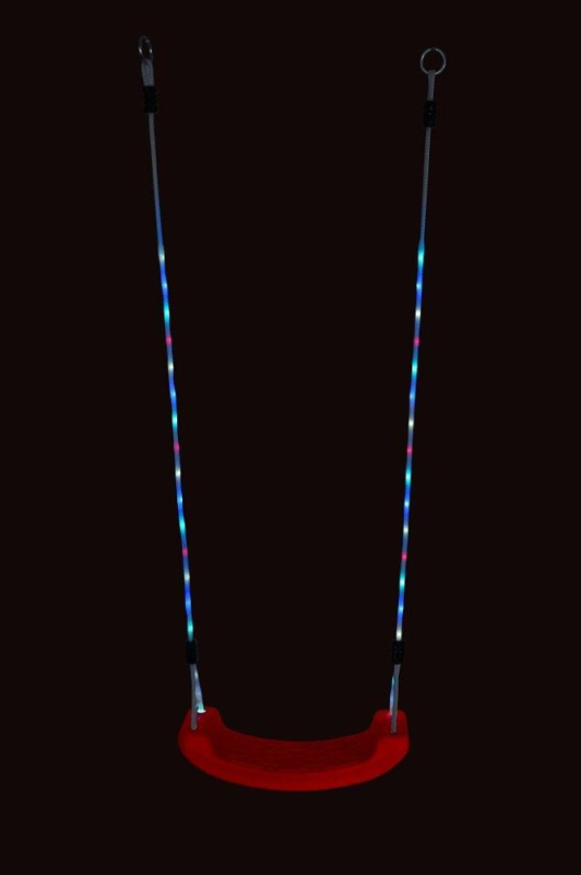 2Kids Toys Plastová svítící houpačka červená