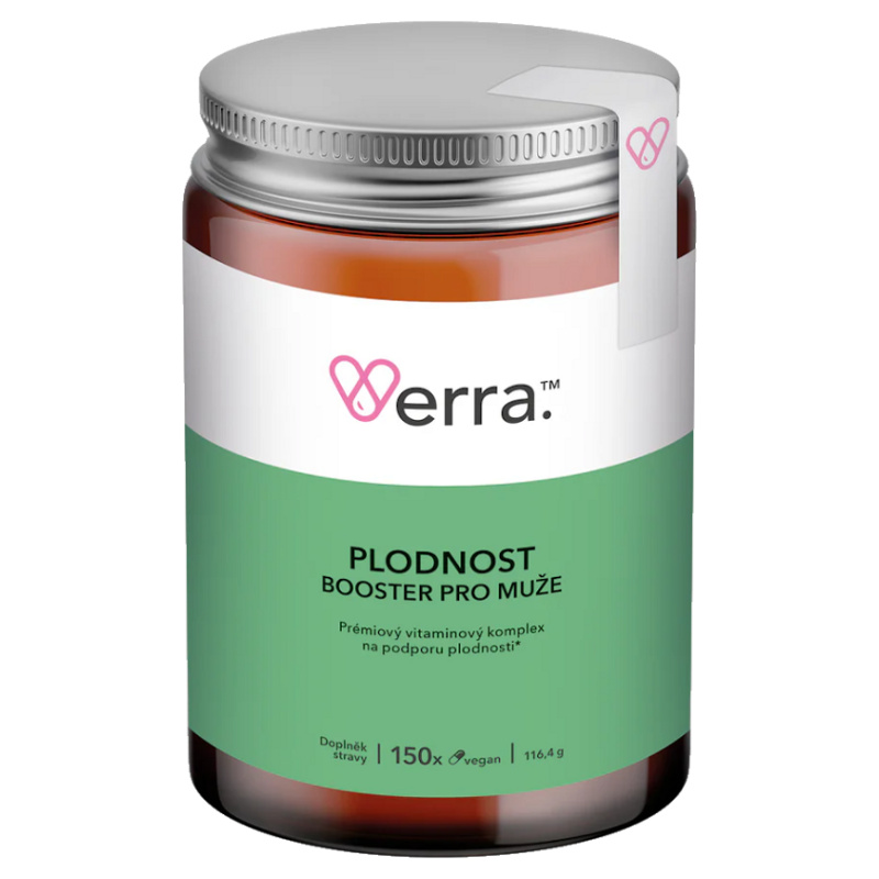 Verra. VERRA Plodnost Booster pro muže, 150 kapslí