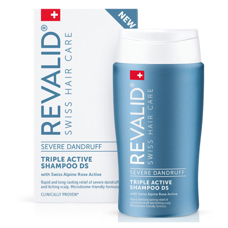 Revalid Triple Active Shampoo DS jemný šampon na seboroickou dermatitidu a závažné stavy lupů 150 ml