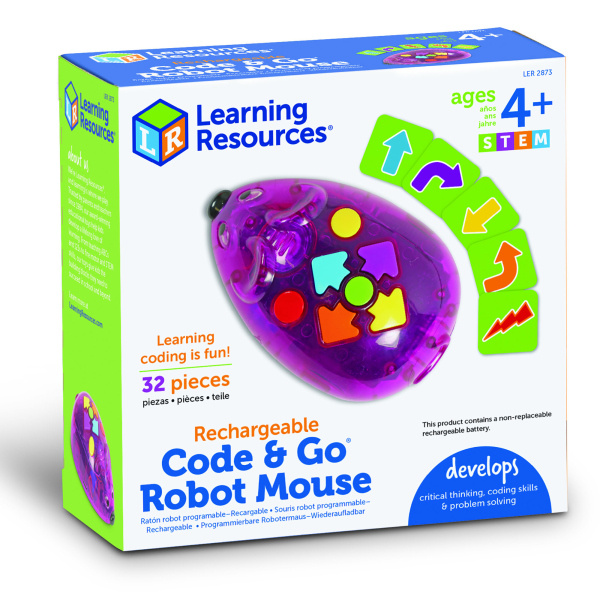 Learning Resources - Sada aktivit s myší Code a Go® – dobíjecí Learning Resources