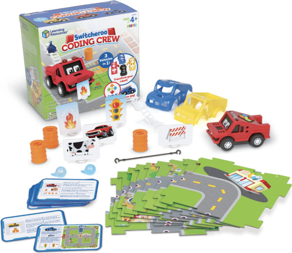 Learning Resources Switcheroo Coding Crew™ – naprogramuj robota a zachraň město! Learning Resources