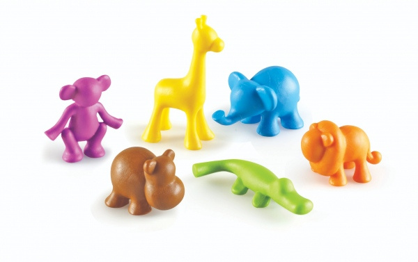 Learning Resources - Divoká zvířata Jungle Counters™ - 72 ks Learning Resources