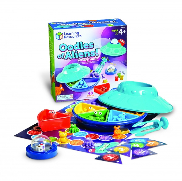 Learning Resources - Hra Třídicí talíř Oodles of Aliens™ Learning Resources