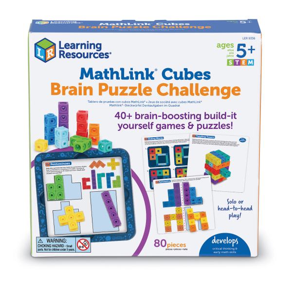 Learning Resources - MathLink® kostky - hlavolamová výzva Learning Resources