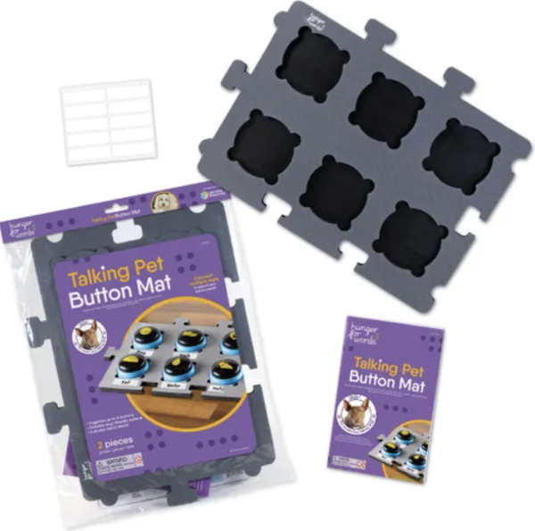 Brightkins - Brightkins Hunger For Words Talking Pet Button Mat Brightkins