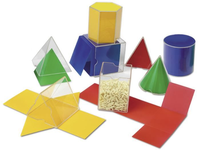 Skládací geometrické tvary Montessori