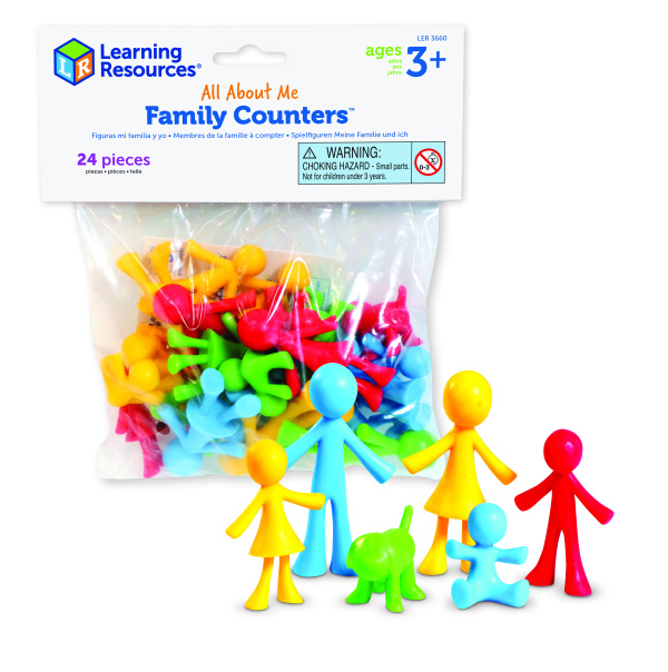 Learning Resources – Počítací figurky Moje rodina (All About Me Family Counters) - 24 ks Learning Resources