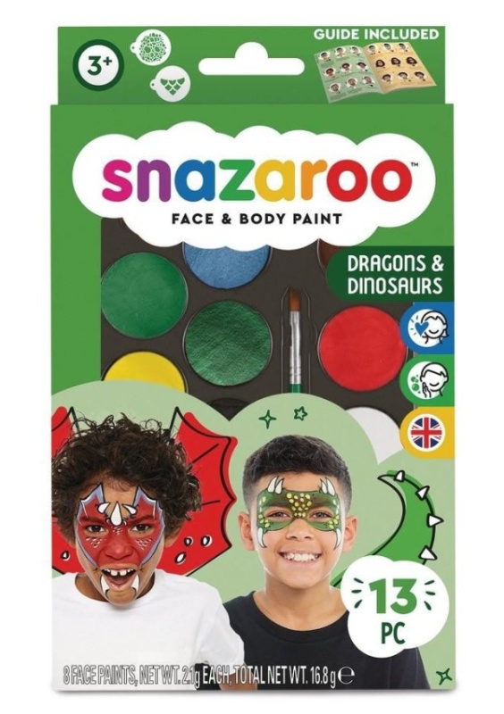 Snazaroo Obličejové barvy sada/Drak, Dino SMT Creatoys s.r.o.