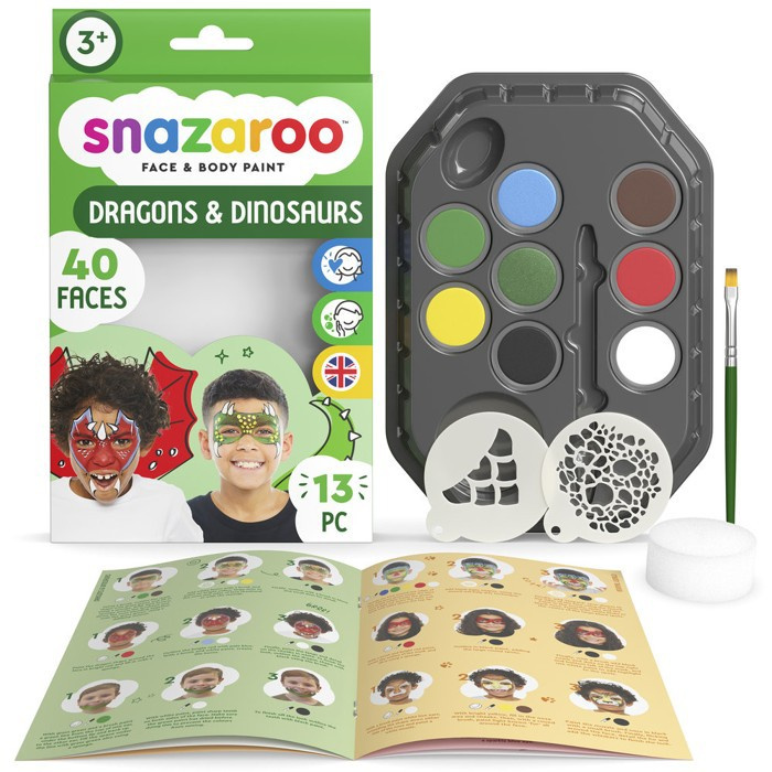 Snazaroo Obličejové barvy sada/Drak, Dino SMT Creatoys s.r.o.