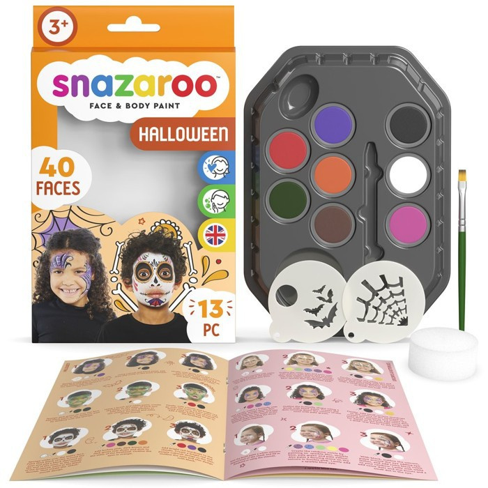 Snazaroo - Sada 8 barev na obličej, Halloween