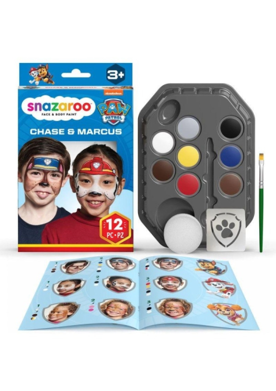 Snazaroo Obličejové barvy/Tlapková patrola Chase a Marschall SMT Creatoys s.r.o.