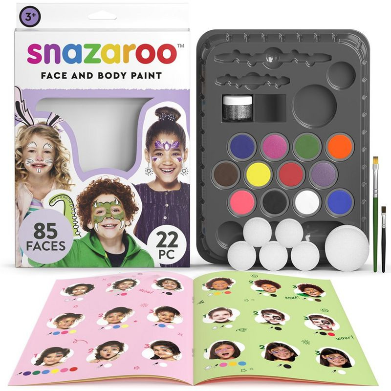 Snazaroo - Sada 13 barev na obličej, Velký párty set
