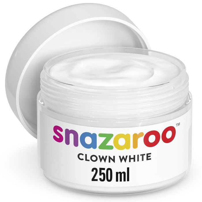 Snazaroo - Barva 250ml, Bílá klaunská (Clown White)