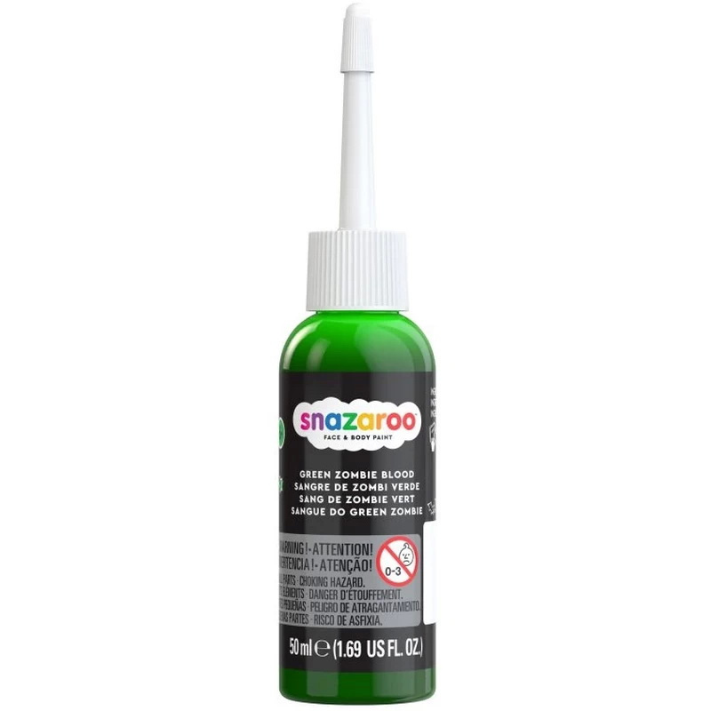 Snazaroo - Krev umělá 50ml, Zombie zelená