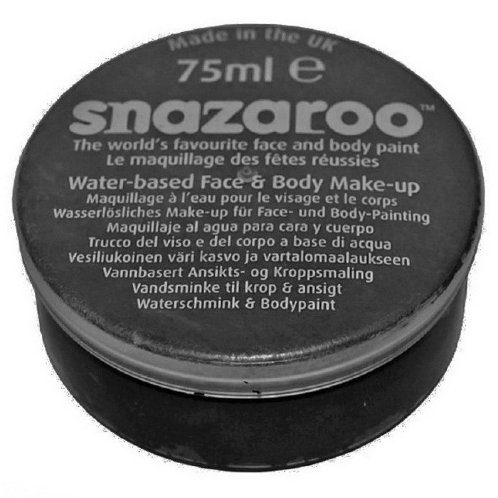 Snazaroo - Barva 75ml, Černá (Black)