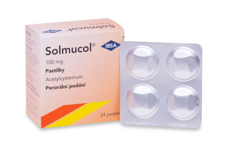 SOLMUCOL 100MG pastilka 24