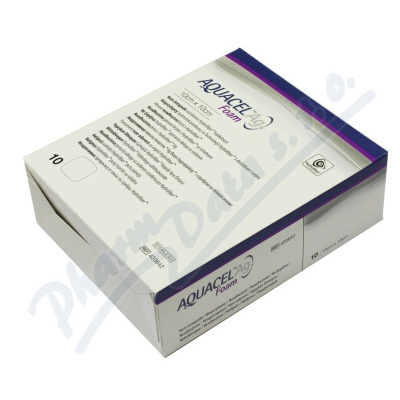 AQUACEL foam Ag neadhesivní krytí 10 x 10 cm 10ks