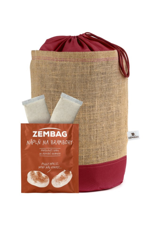 ZEMBAG na 5 kg brambor, bordó