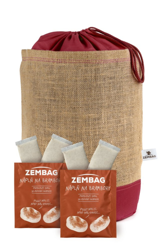 ZEMBAG na 10 kg brambor, bordó