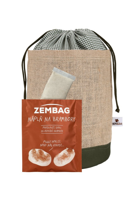 ZEMBAG na 2,5 kg brambor, olivově zelený