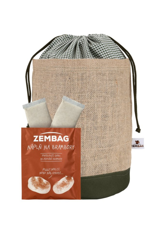 ZEMBAG na 5 kg brambor, olivově zelený