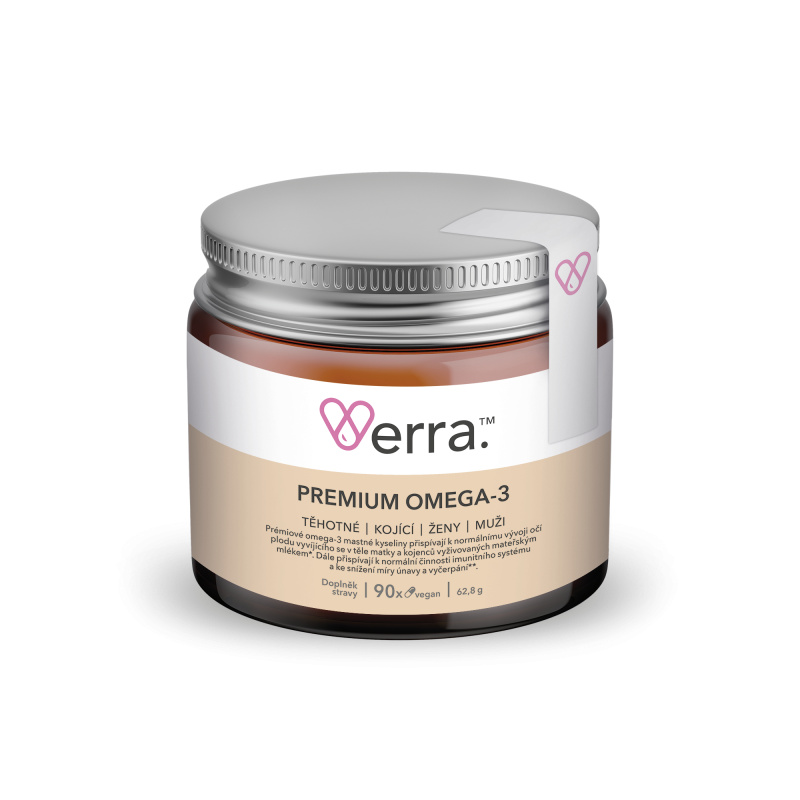 Verra. VERRA Premium Omega-3, 90 kapslí