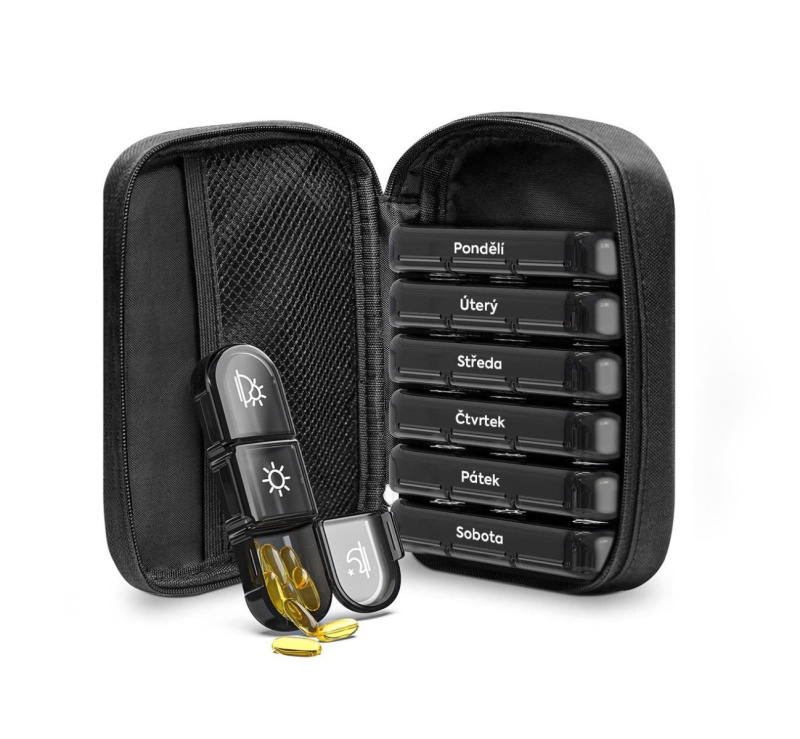 SIMPLYMED Dávkovač léků týdenní travel max