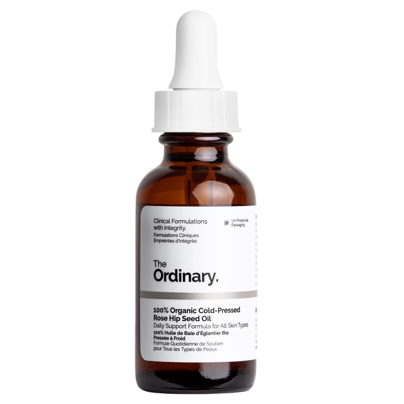 The Ordinary 100% Organic Cold-Pressed Rose Hip Seed Oil šípkový olej pro hydrataci a vypnutí pokožky 30 ml