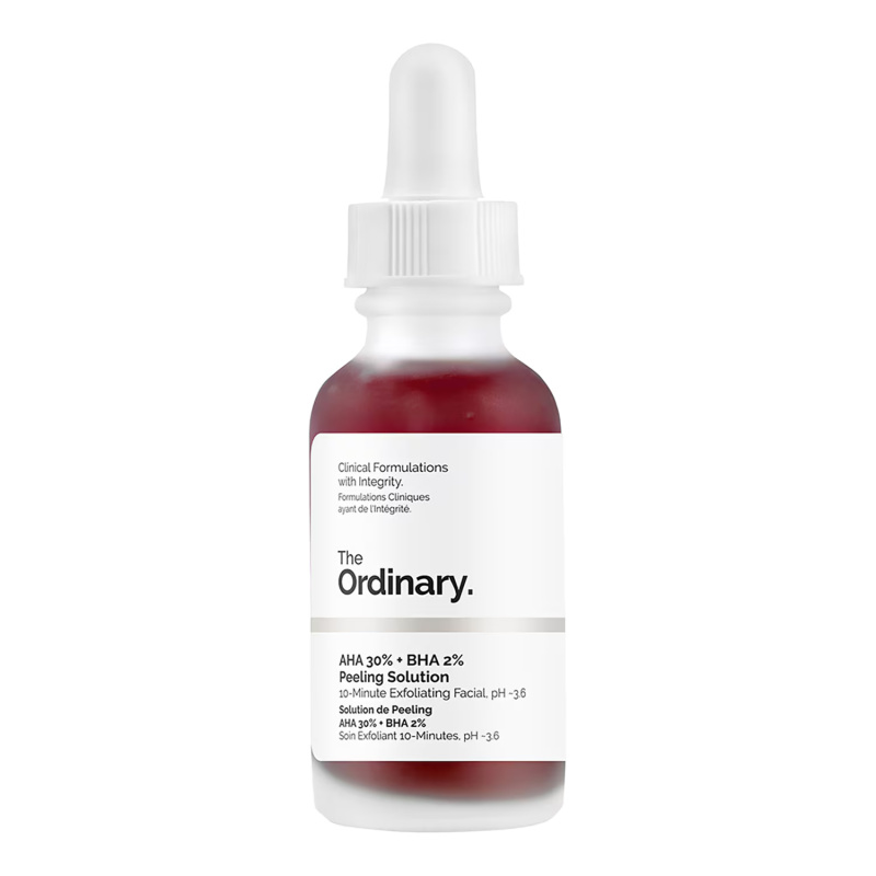 The Ordinary AHA 30% + BHA 2% Peeling Solution roztok s peelingovým efektem 30 ml