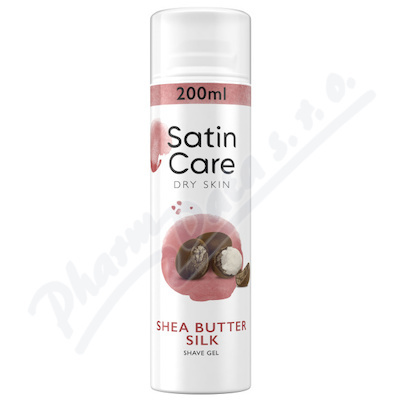 Gillette Satin Care Shea Butter gel na holení pro ženy 200 ml