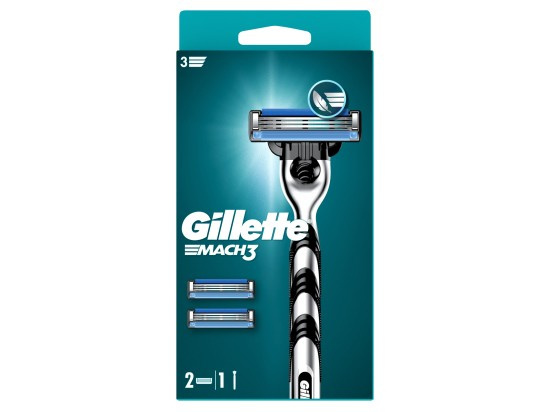 Gillette Mach3 holicí strojek + náhradní břity 2 ks