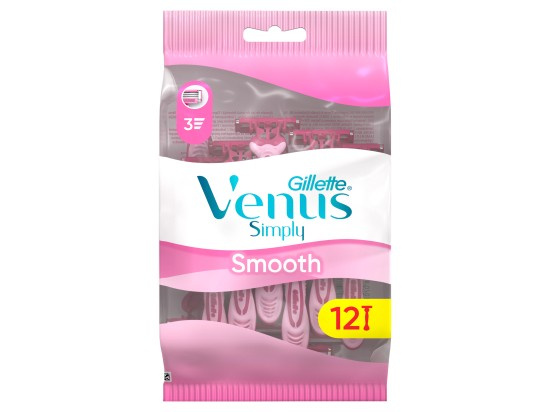 GILLETTE  Venus3  Simply Dámská pohotová holítka 8+4 ks
