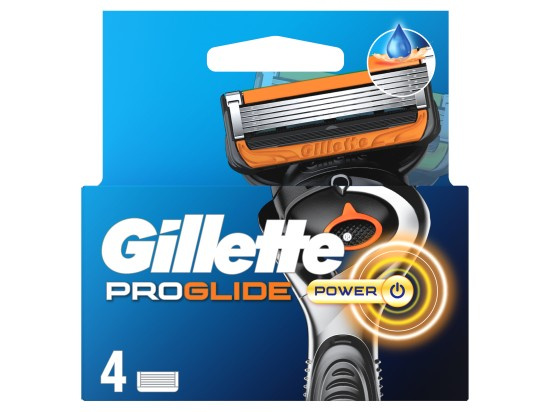 Gillette ProGlide Power náhradní břity 4 ks