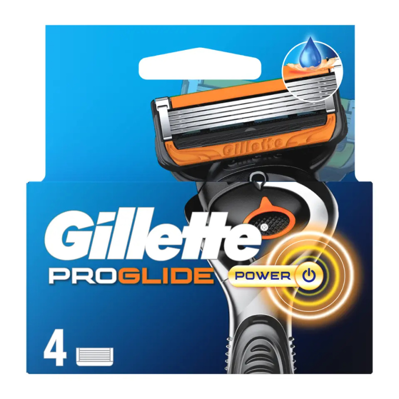 Gillette ProGlide Power náhradní břity 4 ks