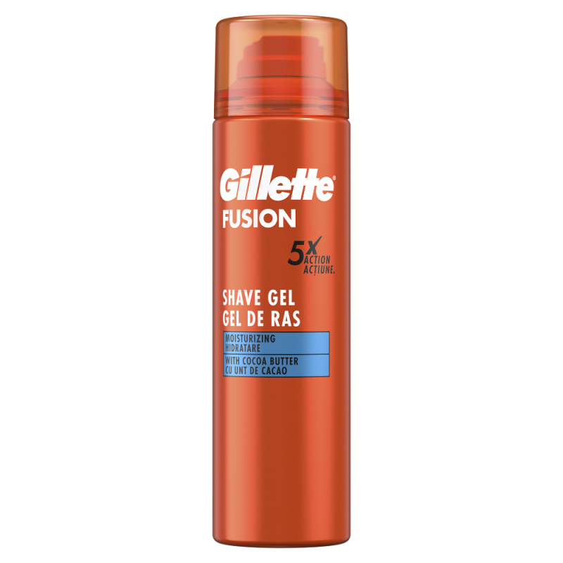 GILLETTE Fusion5 Hydratační pánský gel na holení 200 ml