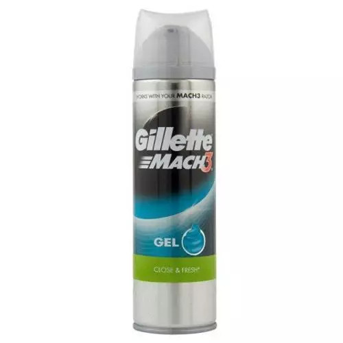 Gillette mach 3 Gel na holení Close&Fresh 200ml