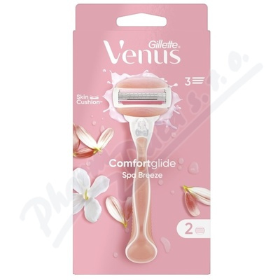 Gillette Venus ComfortGlide Spa Breeze holicí strojek + 2 náhradní hlavice 1 ks