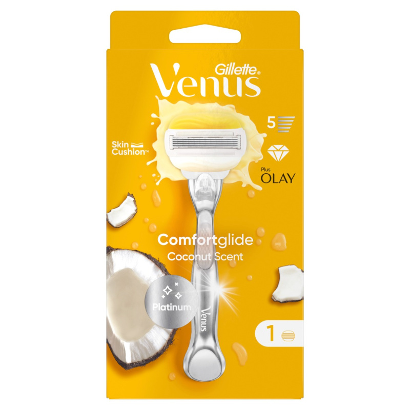 Gillette Venus ComfortGlide Olay Coconut holicí strojek s vyměnitelnou hlavicí 1 ks