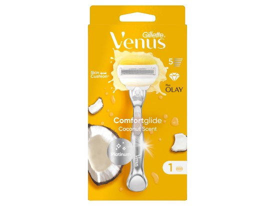 Gillette Venus ComfortGlide Olay Coconut holicí strojek s vyměnitelnou hlavicí 1 ks