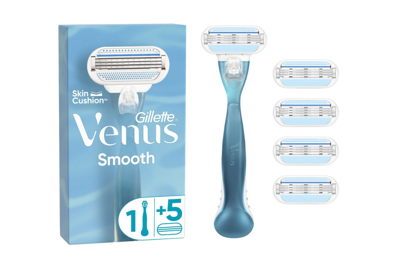 Gillette Venus Smooth holicí strojek + náhradní břity 5 ks 1 ks