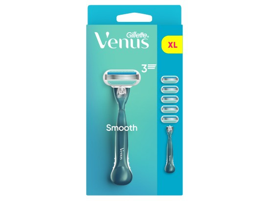 Gillette Venus Smooth holicí strojek + náhradní břity 5 ks 1 ks