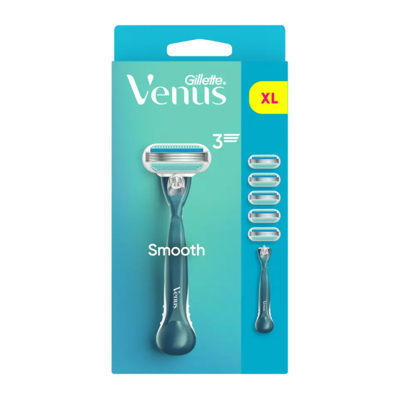 Gillette Venus Smooth holicí strojek + náhradní břity 5 ks 1 ks