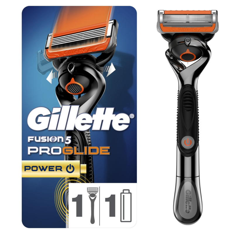 Gillette ProGlide Power bateriový holicí strojek + náhradní hlavice 1 ks