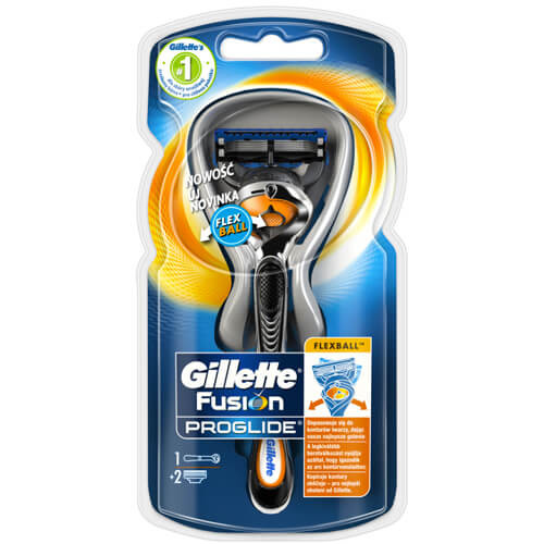 Gillette ProGlide holicí strojek + náhradní břity 2 ks