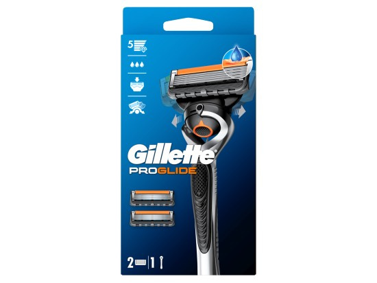 Gillette ProGlide holicí strojek + náhradní břity 2 ks