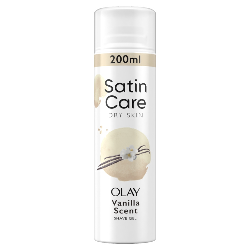 Gillette Satin Care Olay Vanilla Dream gel na holení 200 ml