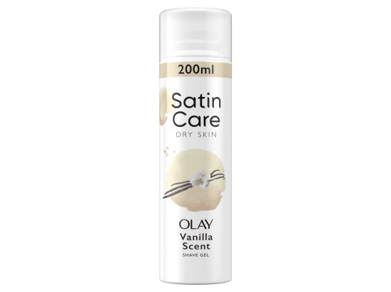 Gillette Satin Care Olay Vanilla Dream gel na holení 200 ml