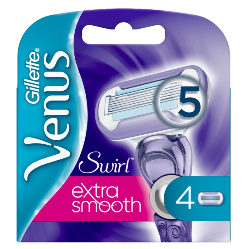 Gillette Venus Deluxe Smooth Swirl náhradní břity 4 ks